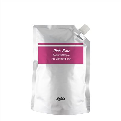 AMIDA粉玫瑰洗髮精環保包 1000ml